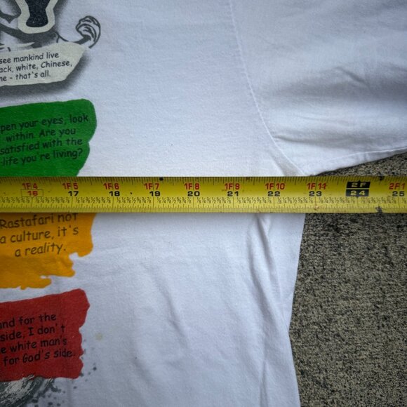 Bob Marley King of Music Graphic Tee Mens XL Rasta Statement Shirt - Picture 10 of 15